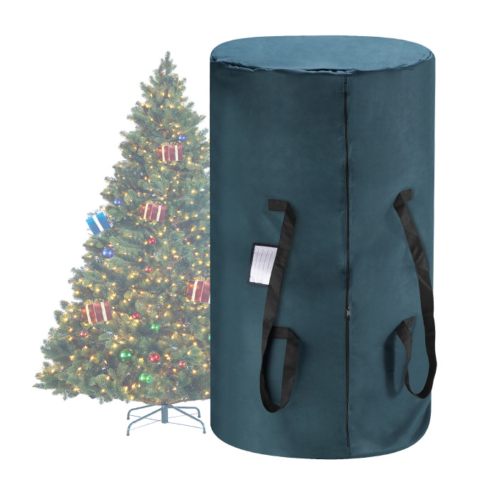 83-dt5532 5089 Green Canvas Christmas Tree Storage Bag, Large - 9 Ft.