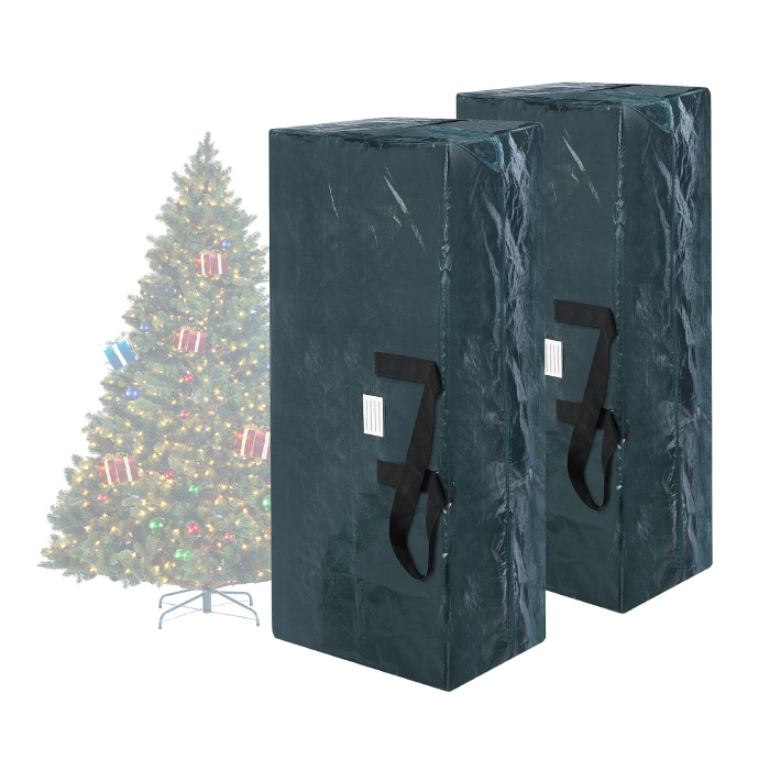83-dt5541 Christmas Tree Storage Bags, Green - Extra Large - Pack Of 2