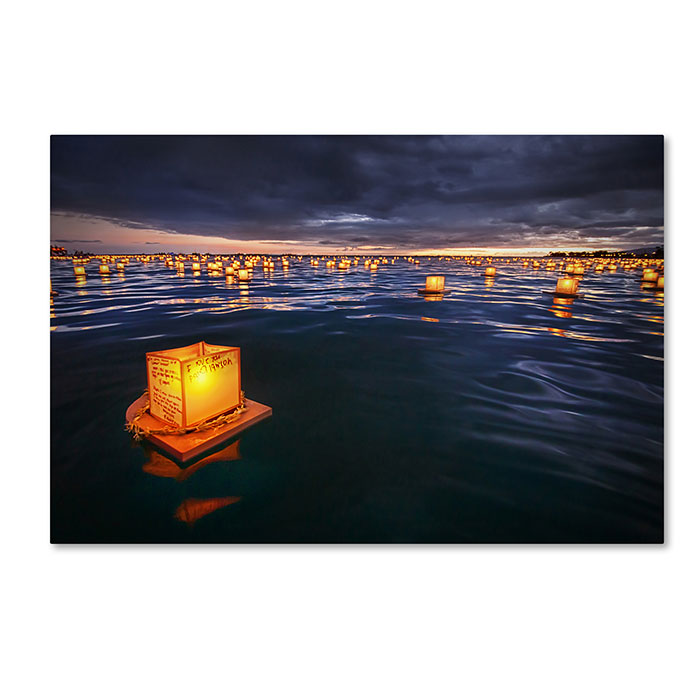 Trademark 1x00681-c1219gg 12 X 19 In. Forever In Our Hearts Canvas Art - Mark Yugawa