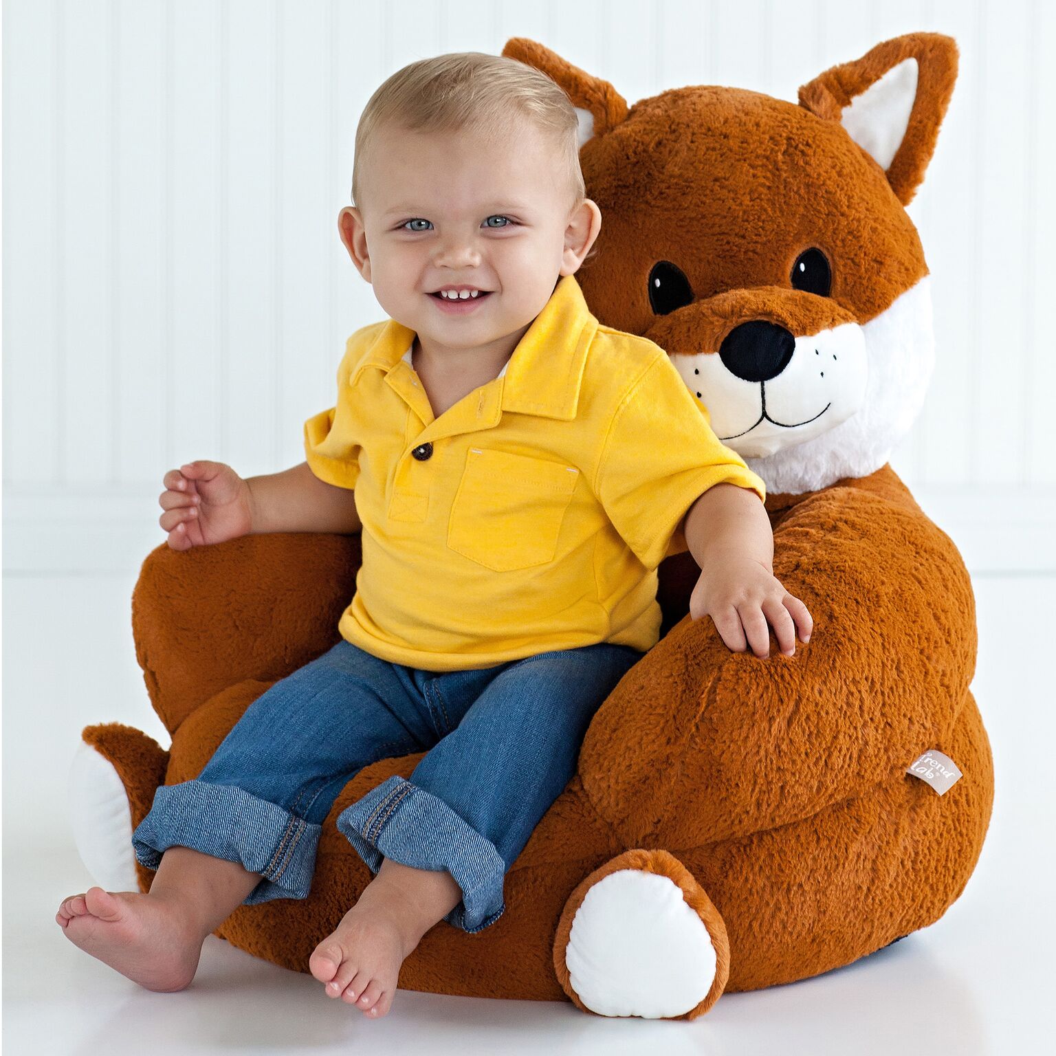 102653 Childrens Plush Fox Chair