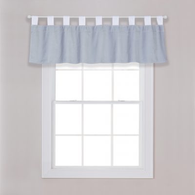 Trend-lab 103048 Gray Washed Velvet Window Valance