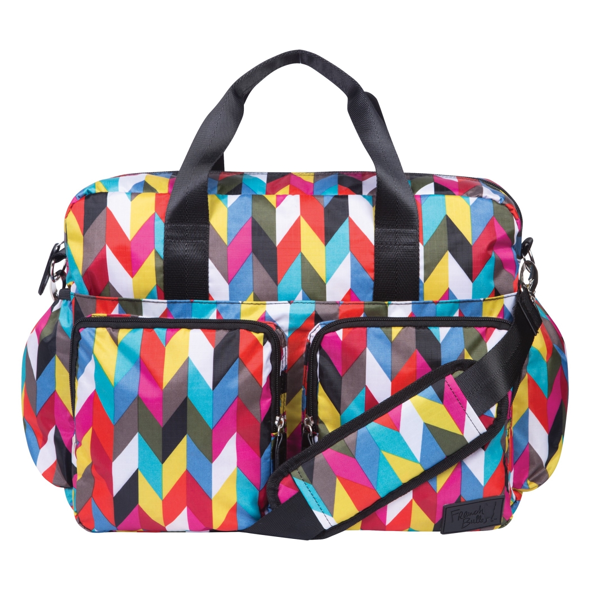 Trend-lab 45007 French Bull Ziggy Condensed Deluxe Duffle Diaper Bag