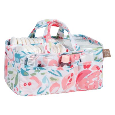 102356 Painterly Floral Storage Caddy - 13 X 11 X 2 In.