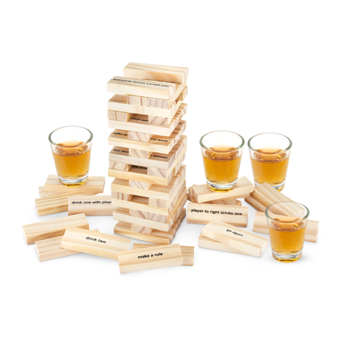 3705 Stack Group Drinking Game, Clear