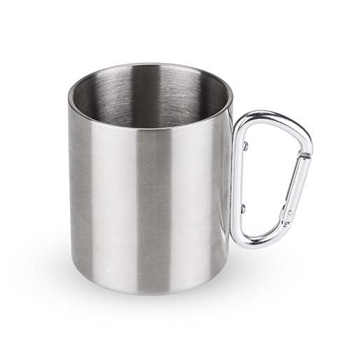 3859 Carabiner Travel Mug, Metallic