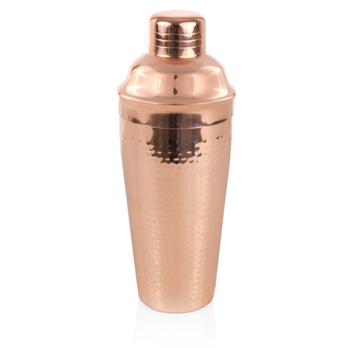 4072 Old Kentucky Home Hammered Copper Cocktail Shaker, Metallic