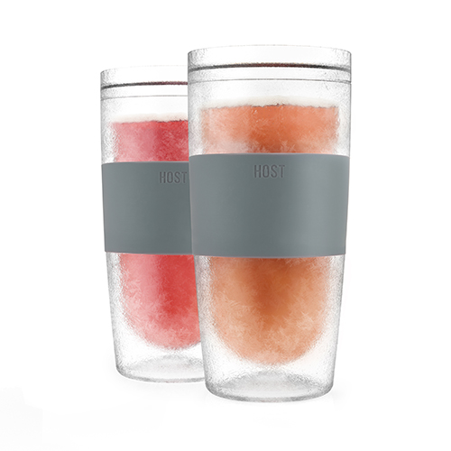 4271 Tumbler Freeze Cooling Cups, Grey - Set Of 2