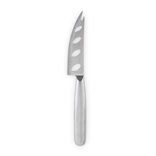4603 Silver Perforated Cheese Knife, Wood