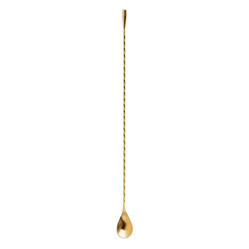 4952 Belmont 40 Cm Gold Weighted Barspoon