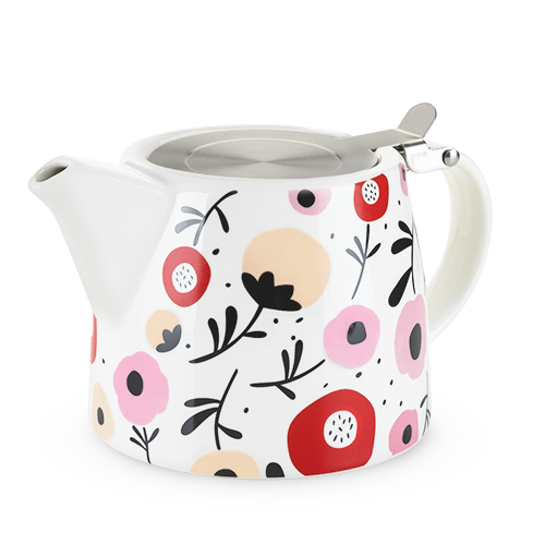 5389 Harper Ceramic Teapot & Infuser, Posy Pattern