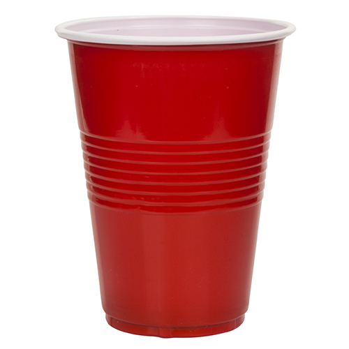 3042 16 Oz Rojo Red Party Cups, Set Of 24