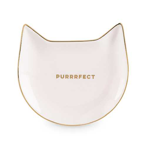 5498 Purrrfect - Pink Cat Tea Tray