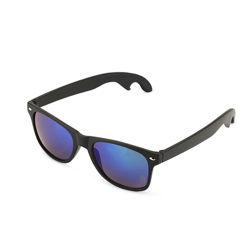 5611 Matte Black With Olivine Lense Bottle Opener Sunglasses