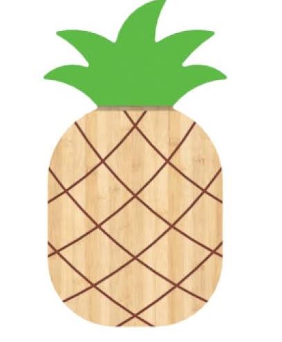 5723 Pineapple Bamboo Cheeseboard