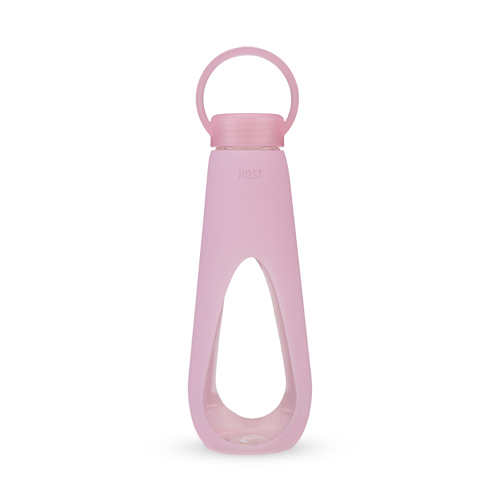 7257 Revive Glass Water Bottle, Pink