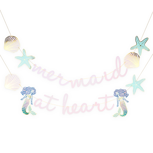 7274 Mermaid At Heart Garland, Assorted Color