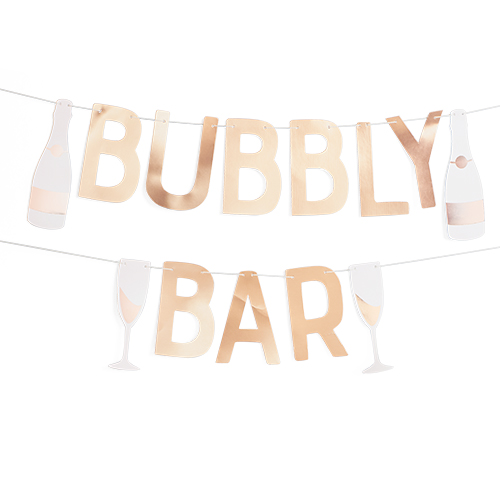 7324 Bubbly Bar Garland, Rose Gold