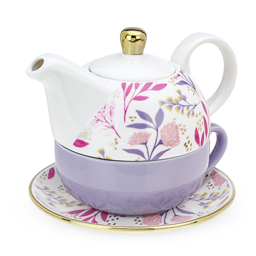 8186 Addison Botanical Bliss Tea For One Set, Multicolor