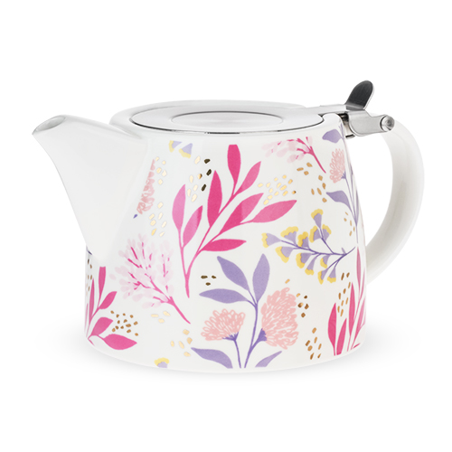 8190 20 Oz Harper Botanical Bliss Teapot & Infuser, Multicolor