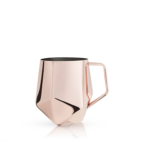 6270 18 Oz Summit Faceted Moscow Mule, Copper