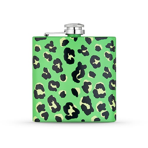 8295 Electric Animal Stainless Steel Flask, Green