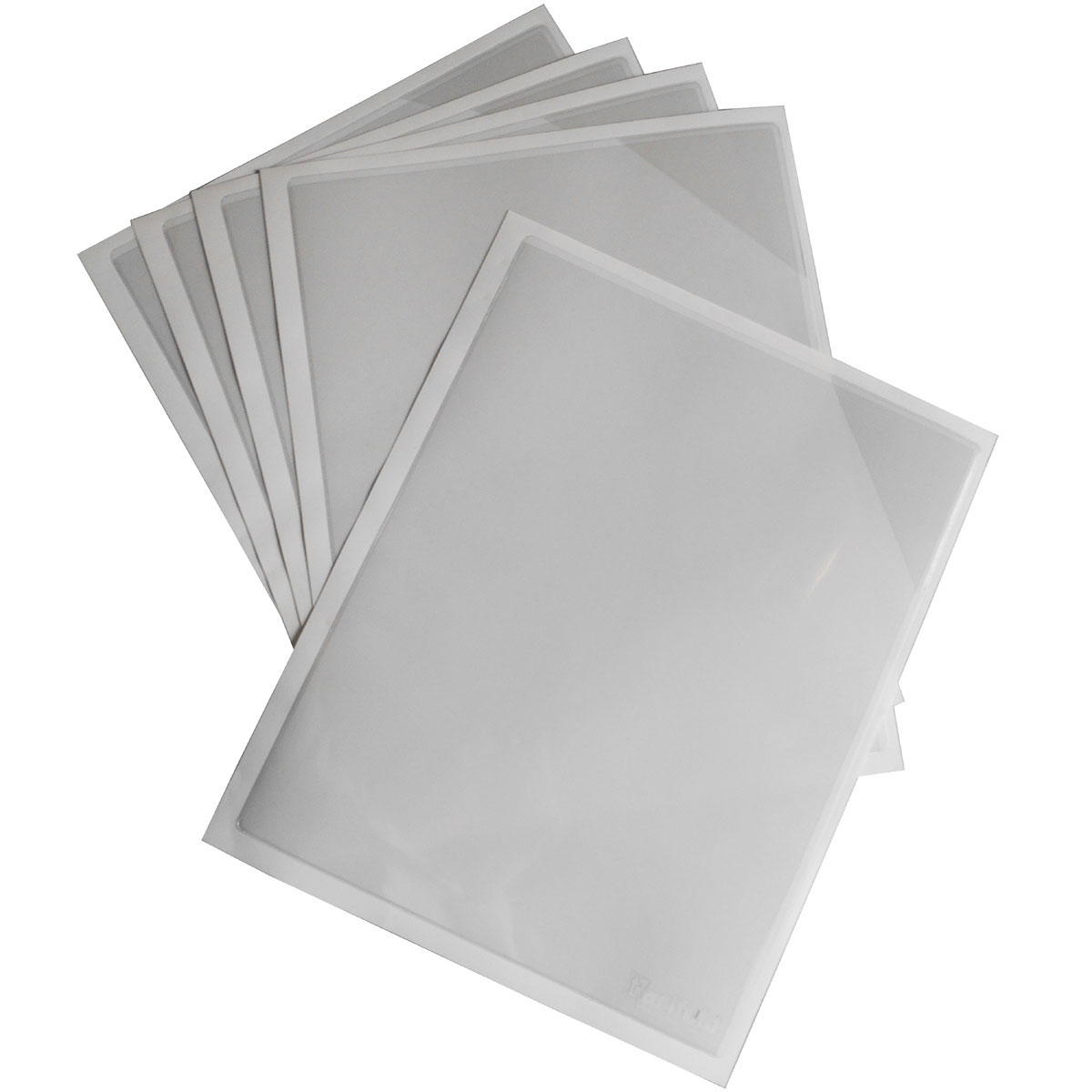 P194674 8.5 X 11 In. Easy Load Repositionable Pocket With Corner Closure, White - Pack Of 5