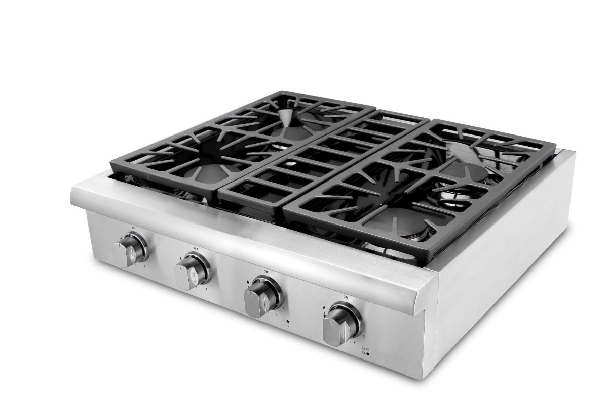 Hrt3003u 30 In. Stainless Steel Gas Range Top With 4 Burners
