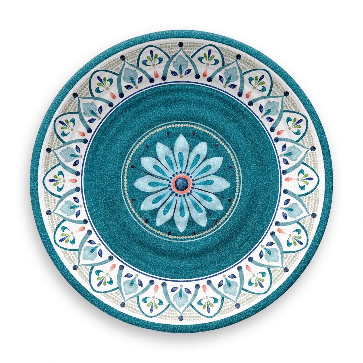 Pan1105madt Moroccan Medallion Dinner Plate, Set Of 6