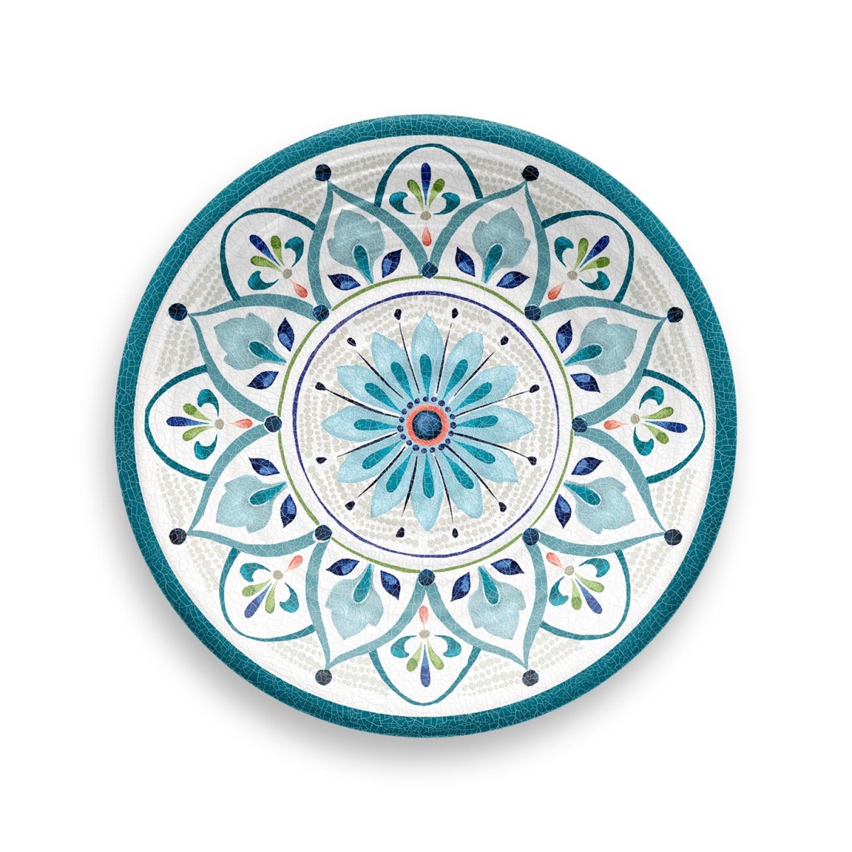 Pan1085mast Moroccan Medallion Salad Plate, Set Of 6