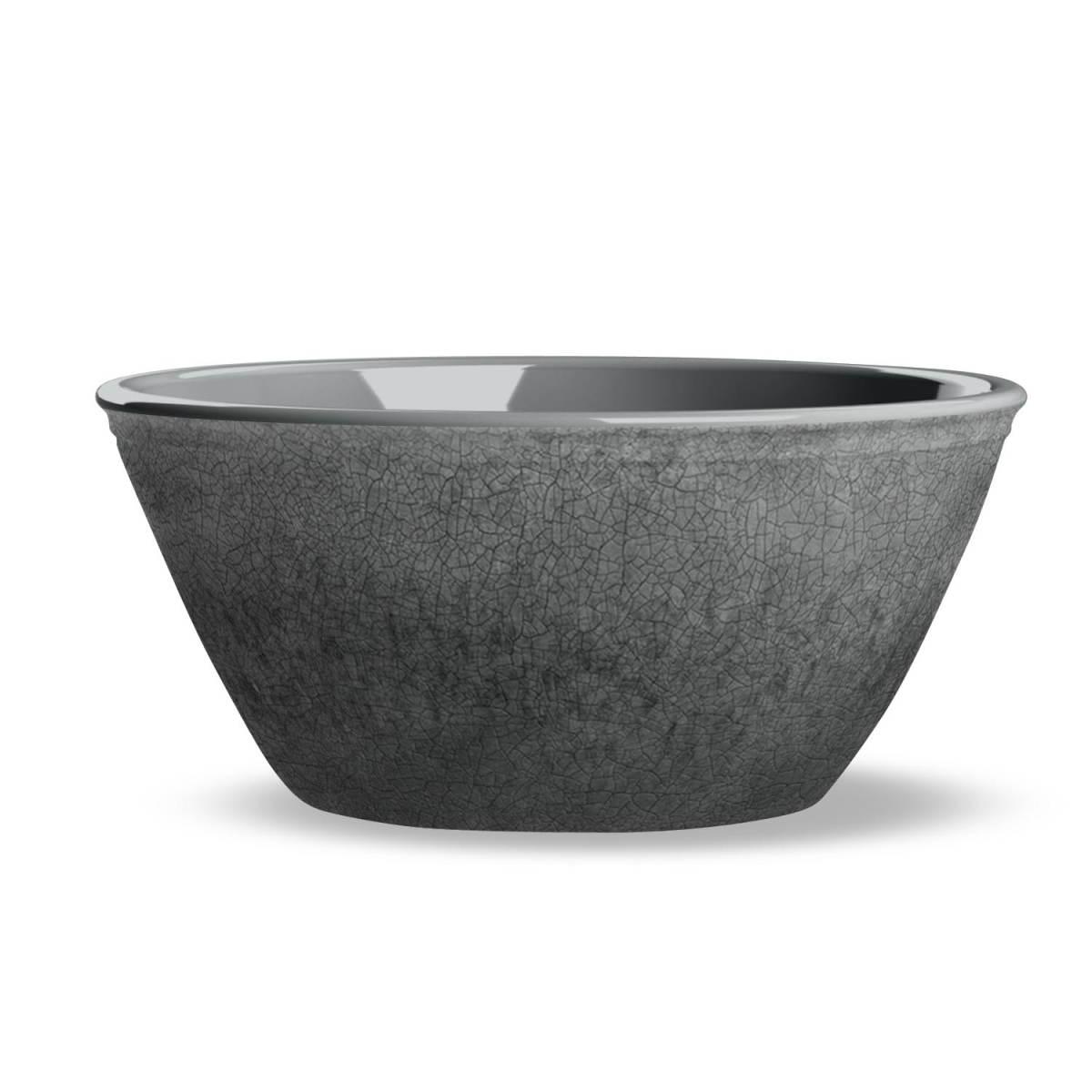 Pvl3061tvcbp Potters Reactive Glaze Bowl Heavy Mold, Set Of 6 - Grey
