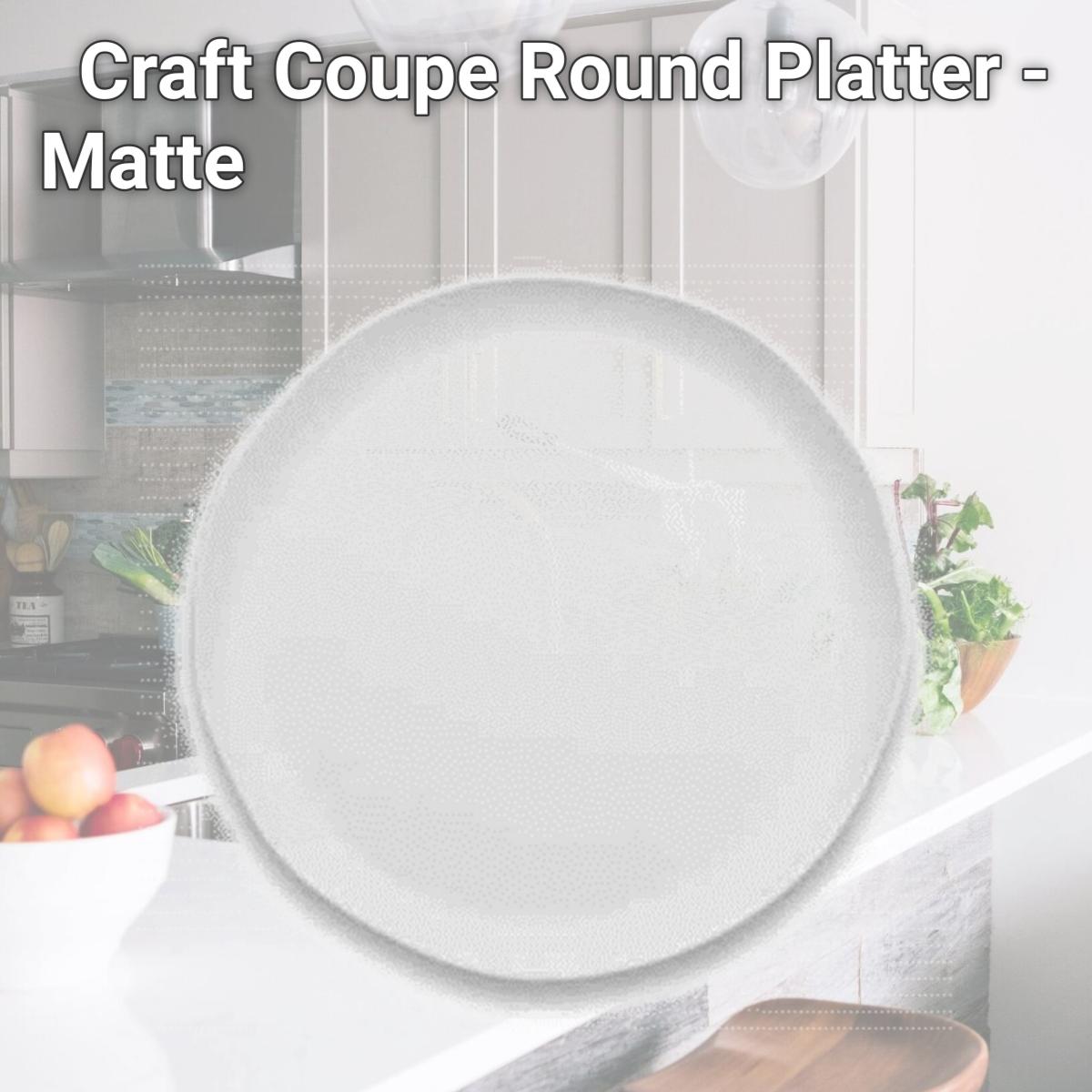 Picture of Tarhong TCC0140MRPW Craft Coupe Round Platter - Matte