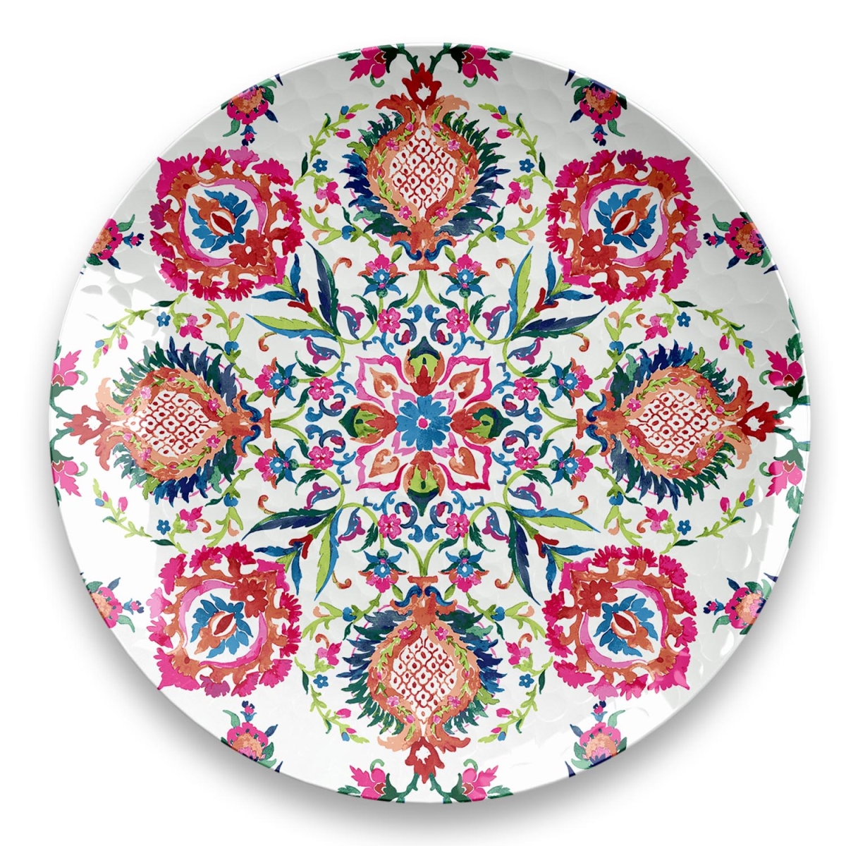 Poh0140hpif Indie Floral Round Platter