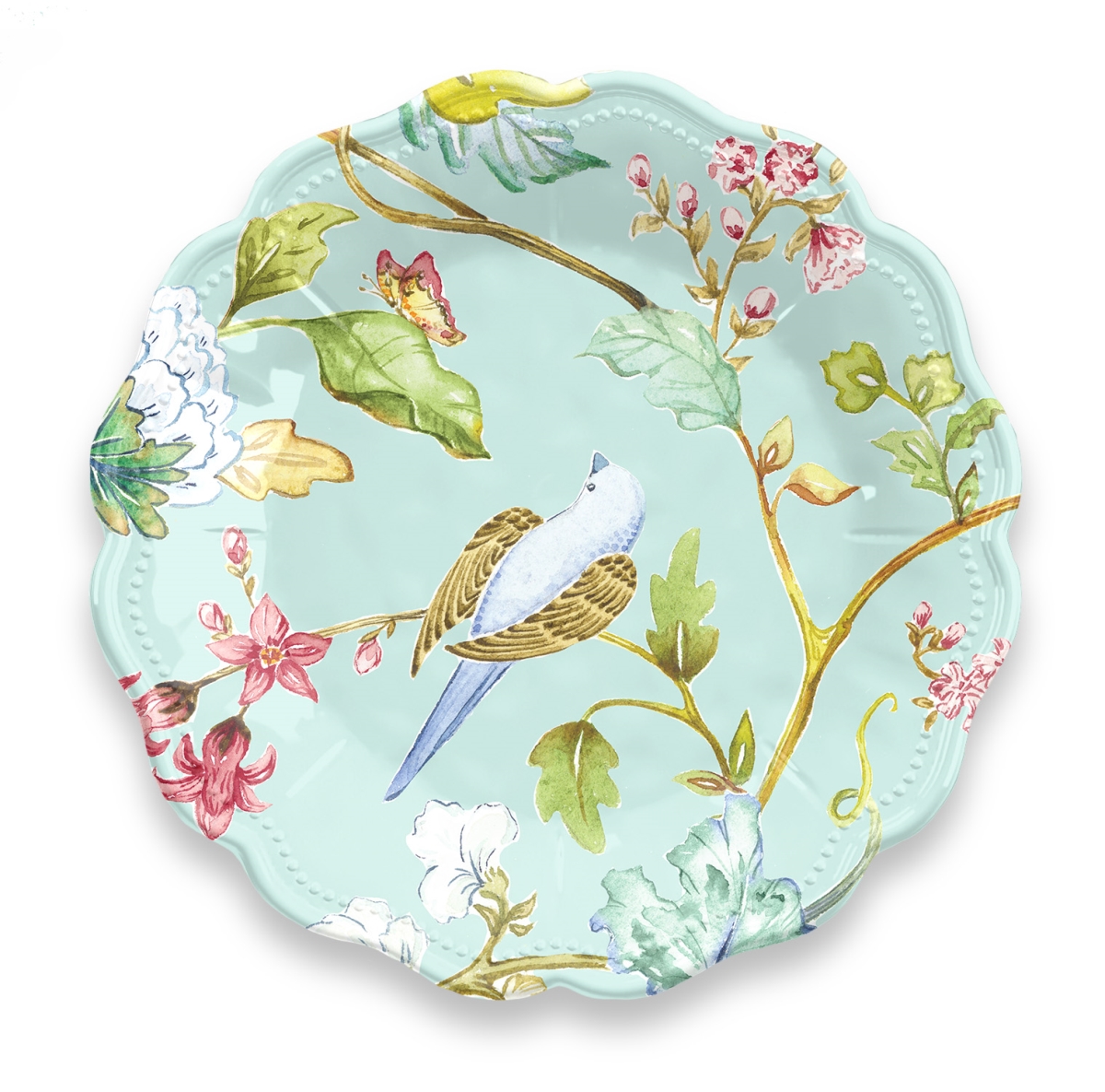 Pis1089sspgl Spring Chinoiserie Salad Plate, Set Of 6