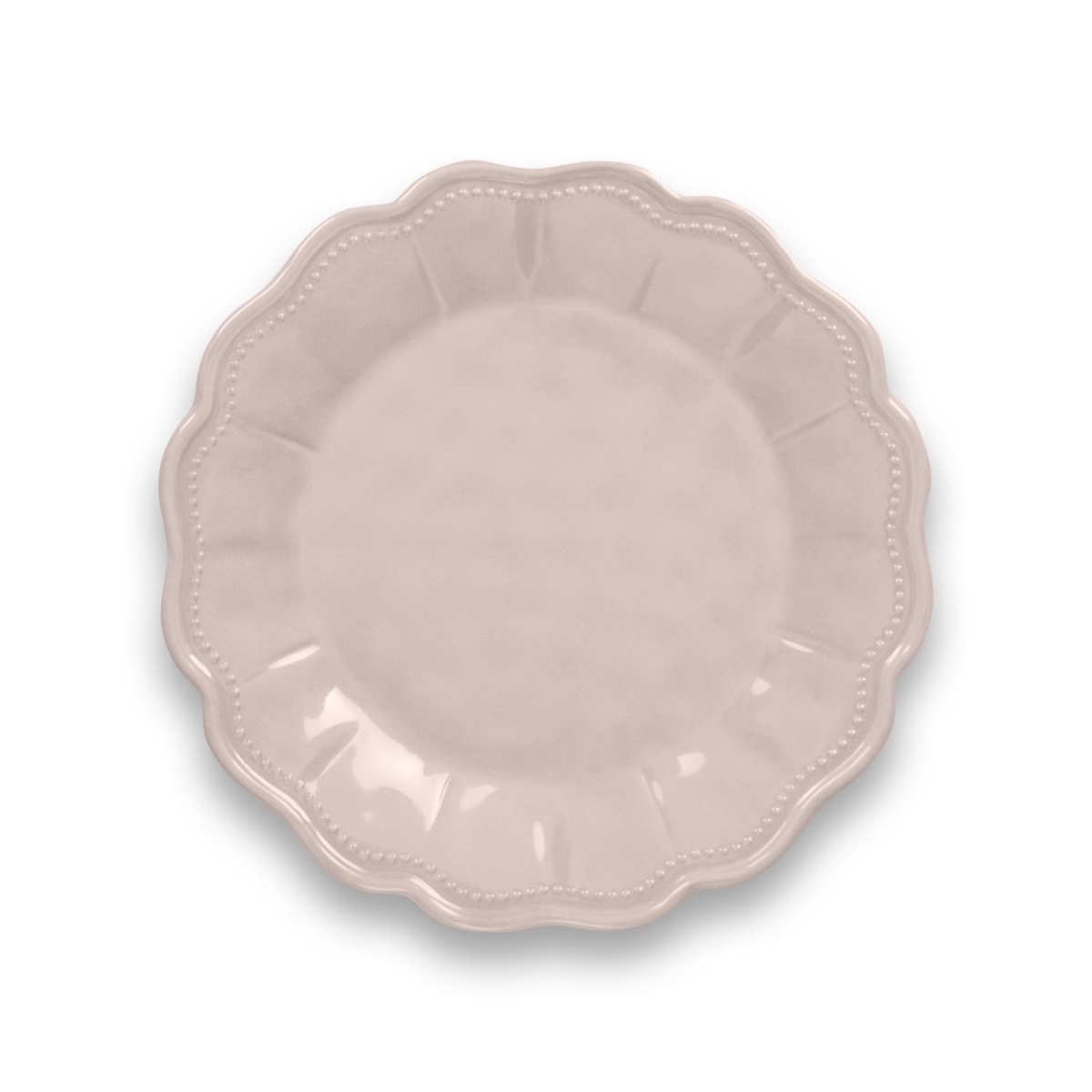 Pis1089ssppb Saville Scallop Blush Salad Plate Heavy Mold, Set Of 6 - Pearl
