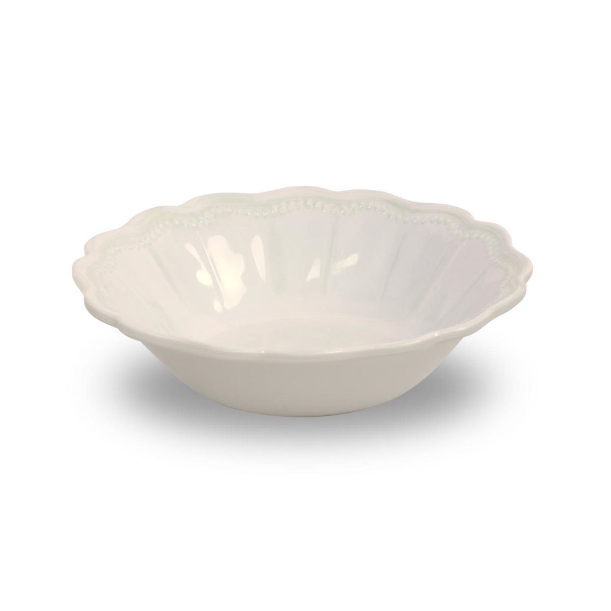 Pis5078scbjs Saville Scallop Luster Bowl Heavy Mold, Set Of 6 - Oyster
