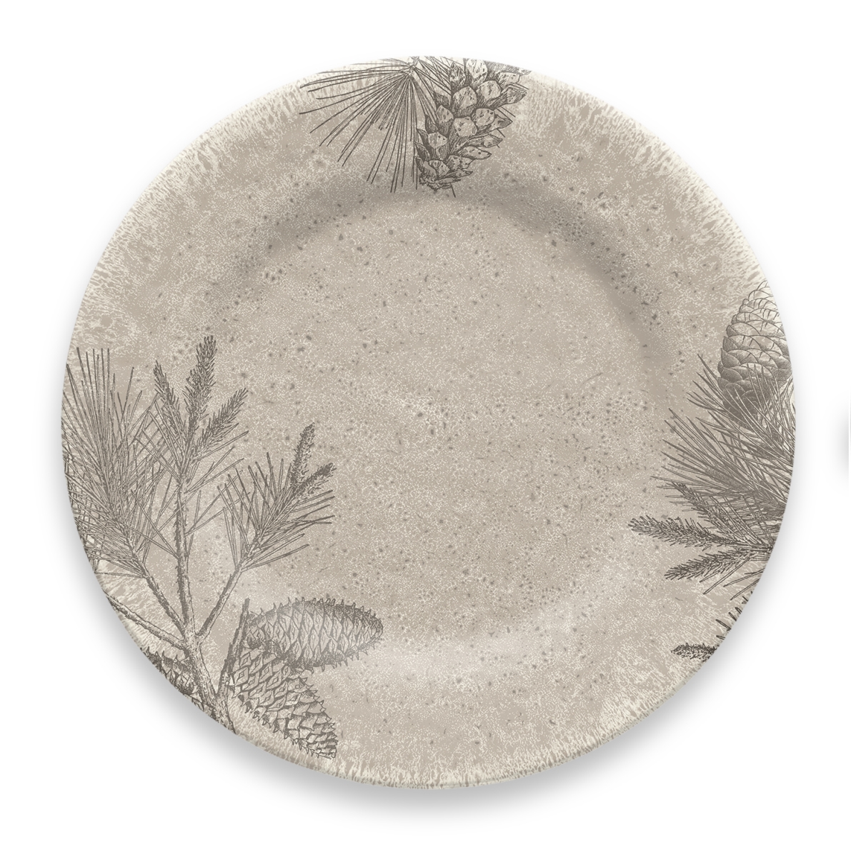 Pvi1105dprpt Dinner Plate, Set Of 6 - Rustic Pine