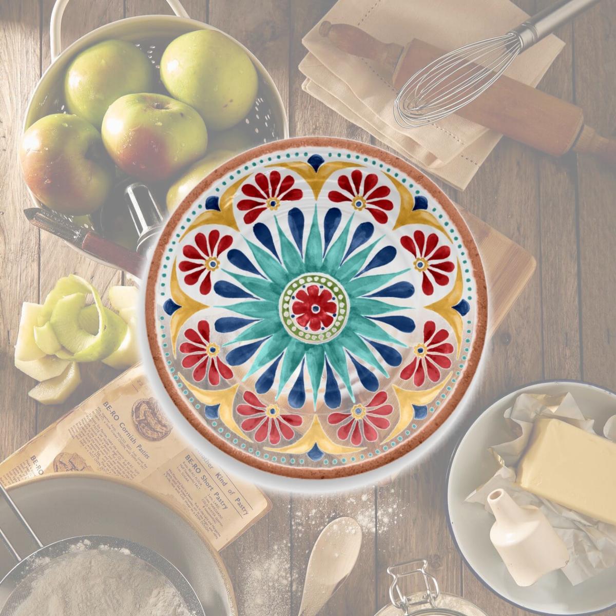 Picture of Tarhong PAN1085SPMB Rio Medallion Salad Plate, Set of 6