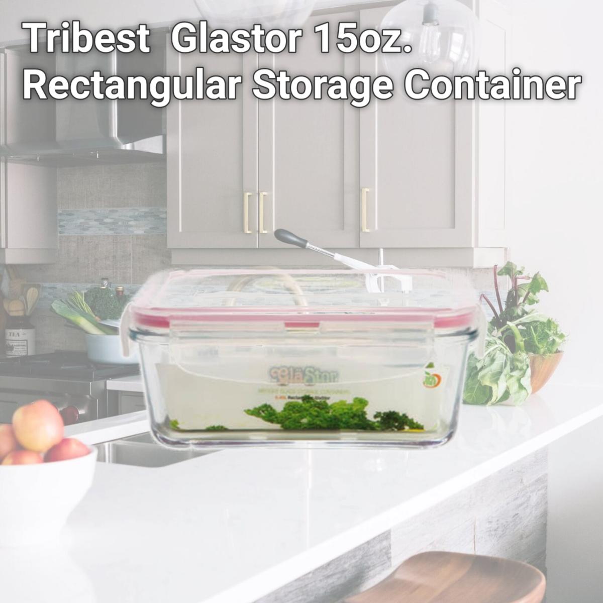 Picture of Tribest GLR045 Glastor 15oz. Rectangular Storage Container