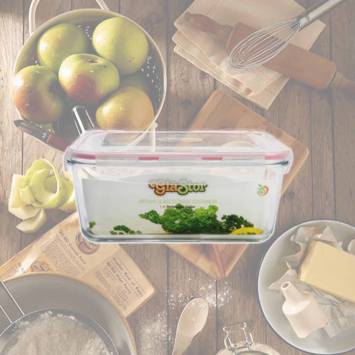 Picture of Tribest GLR19 Glastor 64oz. Rectangular Storage Container