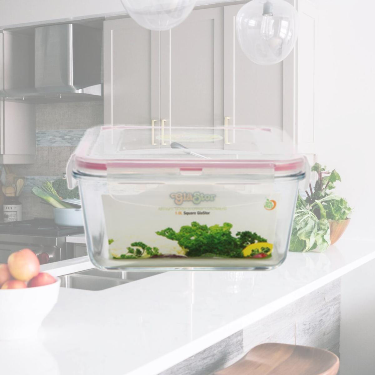 Picture of Tribest GLS10 Glastor 34oz. Square Storage Container