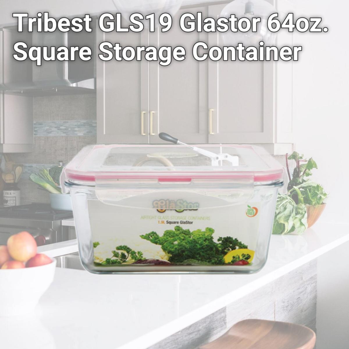 Picture of Tribest GLS19 Glastor 64oz. Square Storage Container