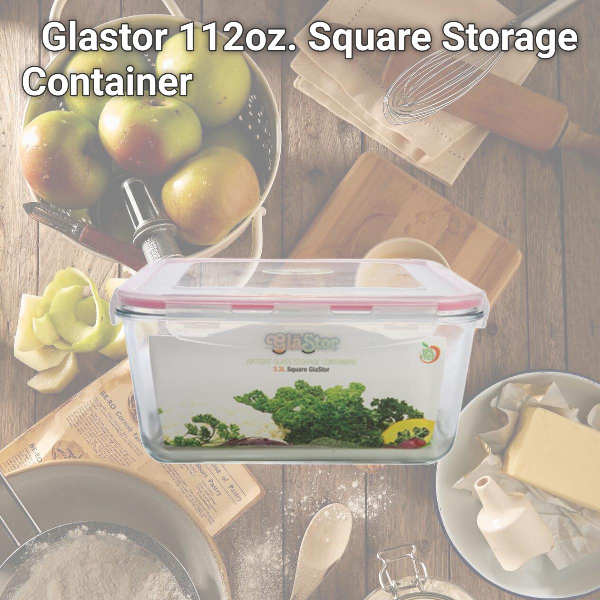 Picture of Tribest GLS33 Glastor 112oz. Square Storage Container