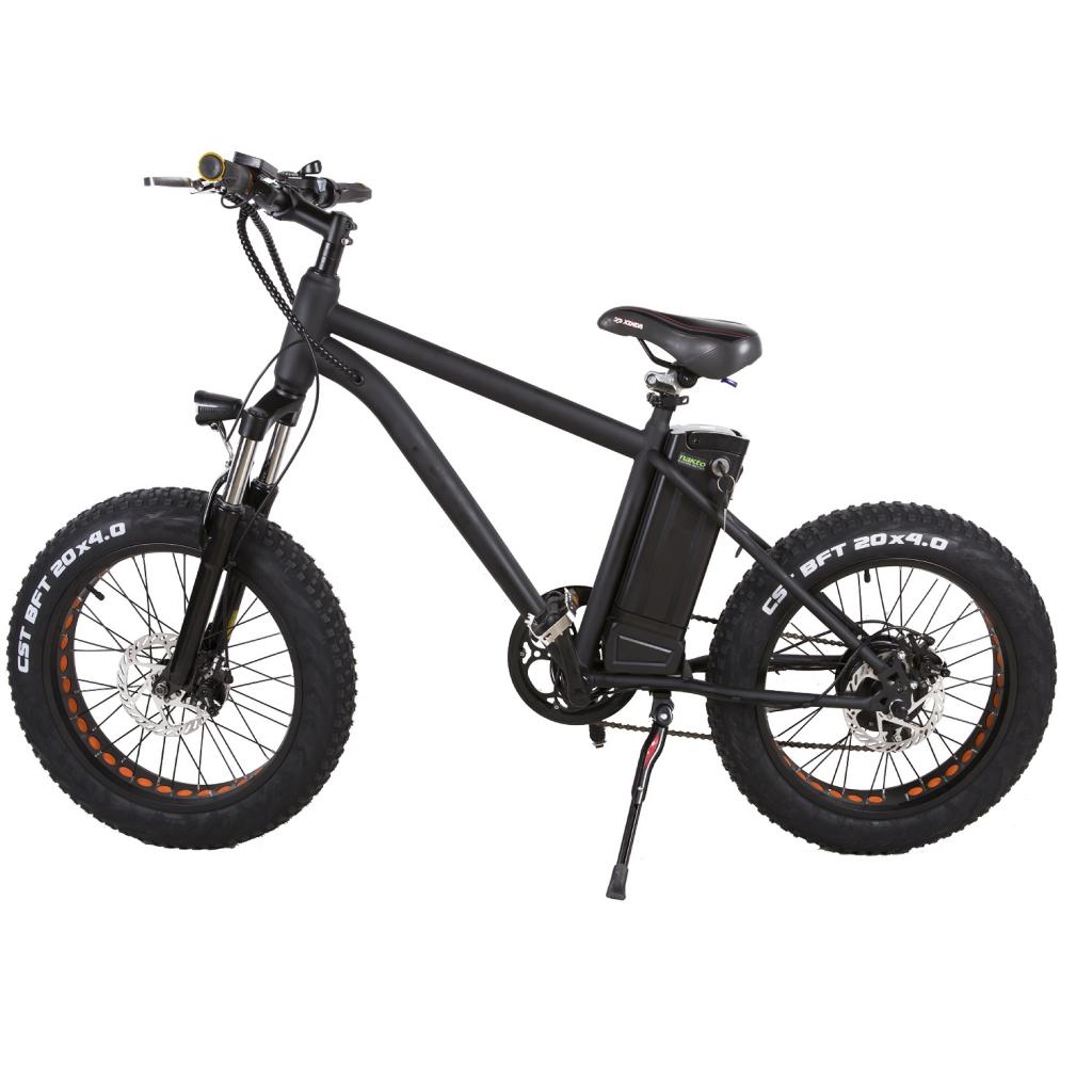 Nak- Mncrsb 20 In. Fat Tire Electric Bicycle Mini Cruiser, Black