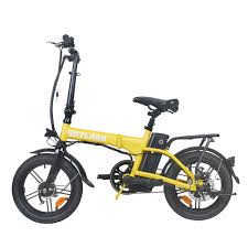 Skyyl 16 In. Folding Electric Bicycle Skylark, Yellow