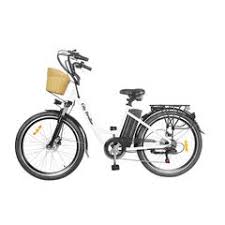 Strollerwhite 26 In. City Electric Bicycle Stroller, White