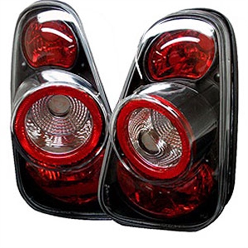 5006240 Black Euro Style Tail Lights For 2005-2008 Mini Cooper 02-06-cooper Convertibles