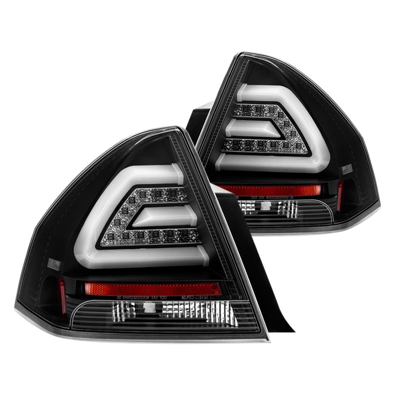 5076380 Led Tail Lights For 2006-2013 Chevy Impala, Black
