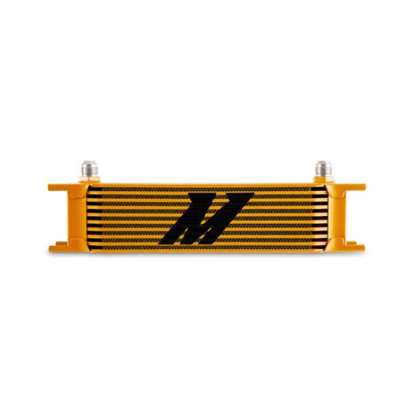MMOC-10-8GD Universal -8AN 10 Row Oil Cooler, Gold