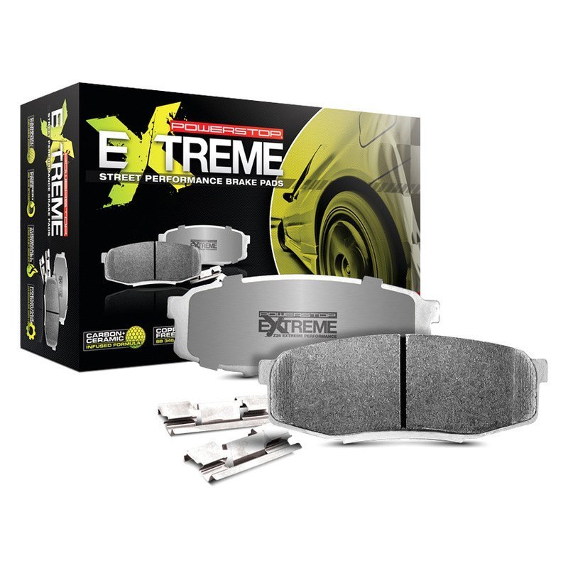 UPC 754193000063 product image for Rear Z26 Extreme Street Brake Pads with Hardware for 2020 Chevrolet Corvette C8  | upcitemdb.com