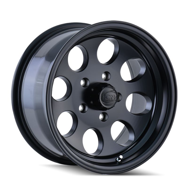 UPC 766191437857 product image for 18 x 9 in. 5x127 BP 0 mm Offset & 83.82 mm Hub 171 Series Matte Black Wheel | upcitemdb.com